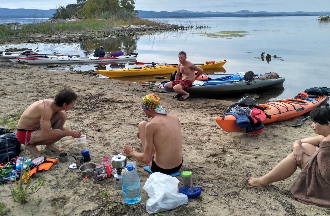 каяк, путешествие, Аргази путешествие по Аргазинскому водохранилищу